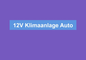 Mehr über den Artikel erfahren 12V Klimaanlage Auto