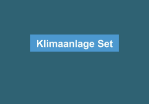 Mehr über den Artikel erfahren Klimaanlage Set