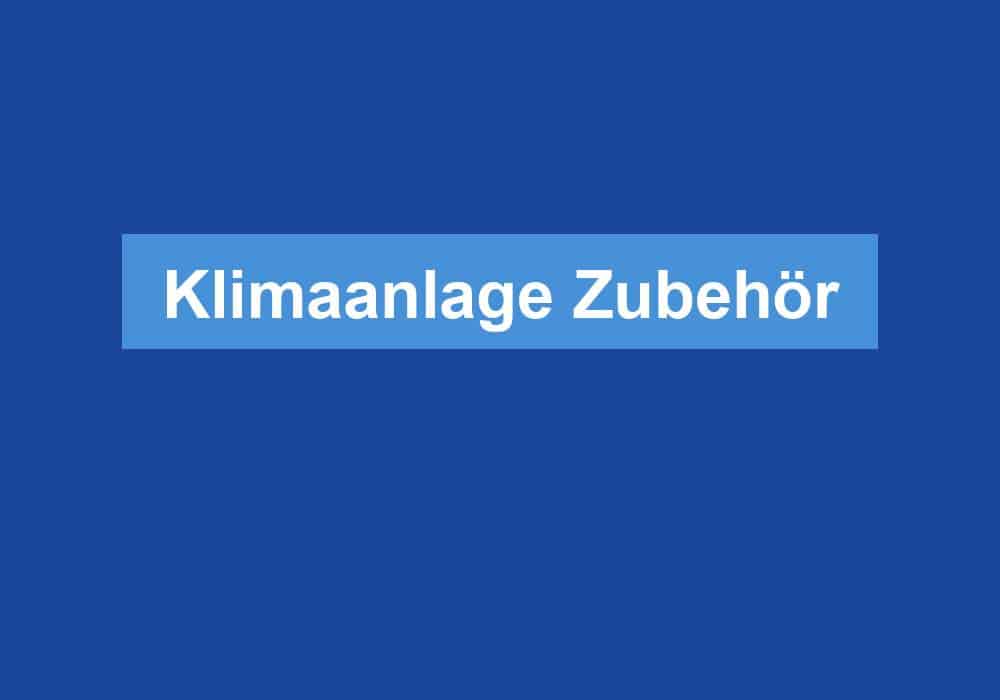 Du betrachtest gerade Klimaanlage Zubehör