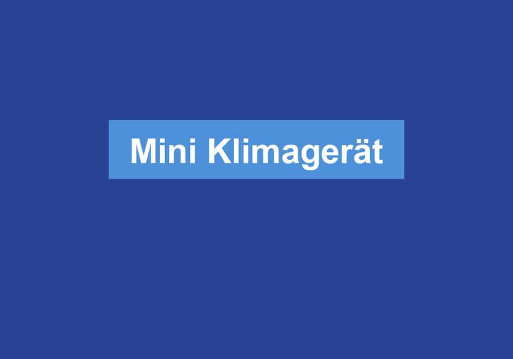 Du betrachtest gerade Mini Klimagerät